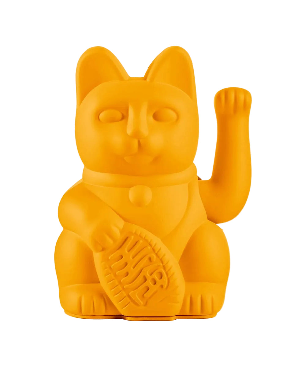 Lucky Cat jaune profond, Maneki Neko joie de Donkey