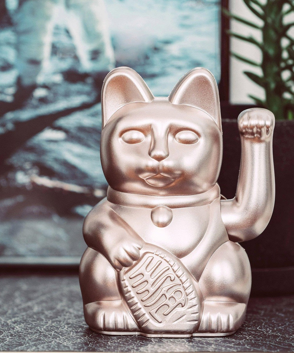 Lucky Cat argent moonlight, Maneki Neko inspiration de Donkey