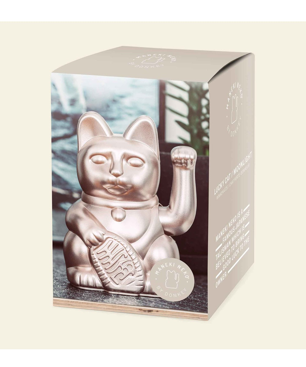Lucky Cat argent moonlight, Maneki Neko inspiration de Donkey