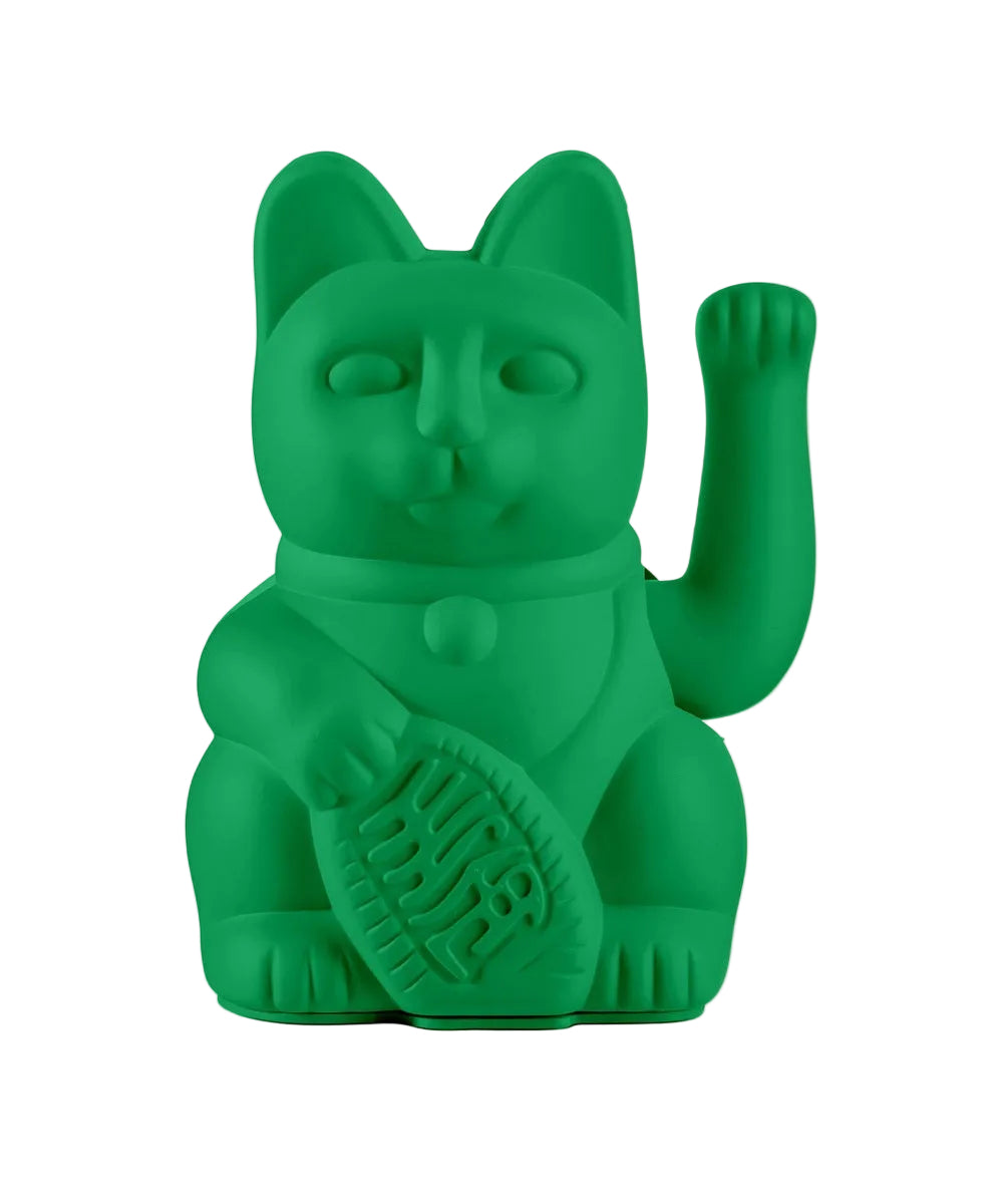 Lucky Cat vert vif, Maneki Neko intensité de Donkey