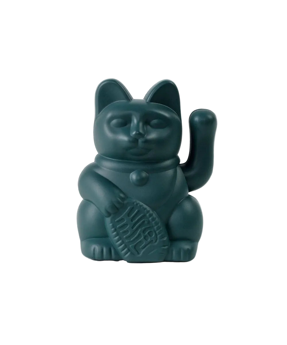 Lucky Cat solaire vert, Maneki Neko famille de Donkey