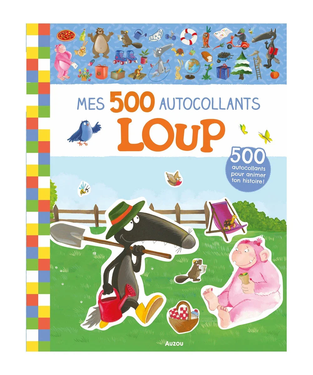 Mes Tout Premiers Autocollants - Mes 500 Autocollants Loup — Auzou — couverture du produit