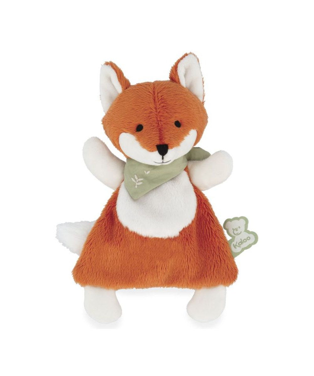 Mini doudou Renard Paprika 18 cm de la marque Kaloo, sur fond blanc