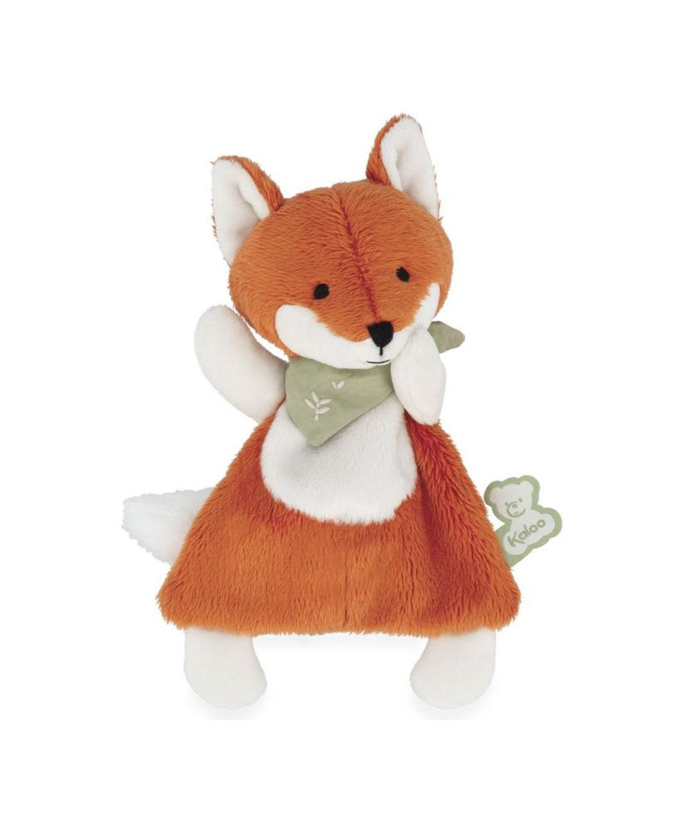 Mini doudou Renard Paprika 18 cm de la marque Kaloo, sur fond blanc