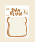 Notepad feuillets non adhesifs en forme de tranche de pain de mie fait main a Lyon