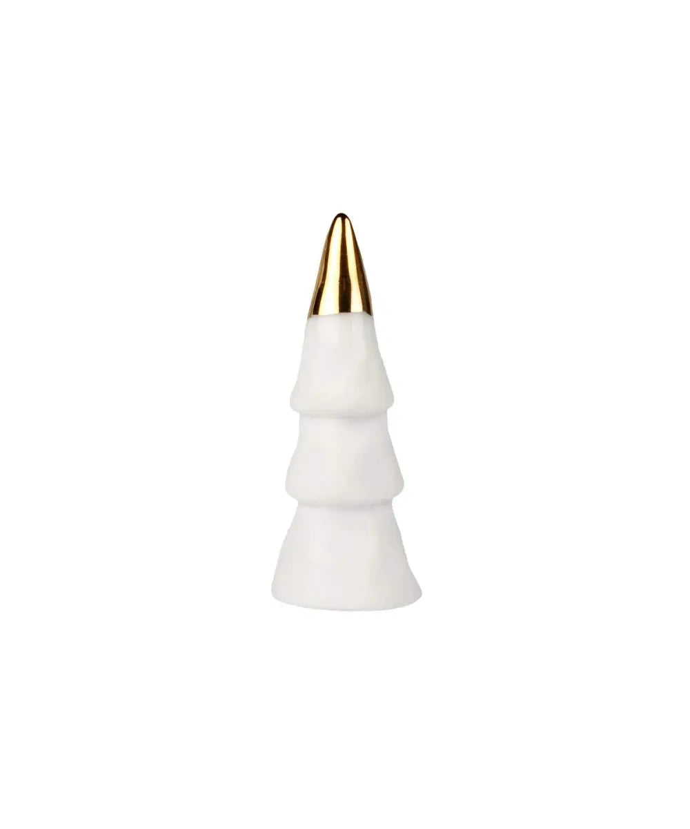 Petit sapin en porcelaine blanche de la marque Râder, un petit cadeau parfait en secret santa