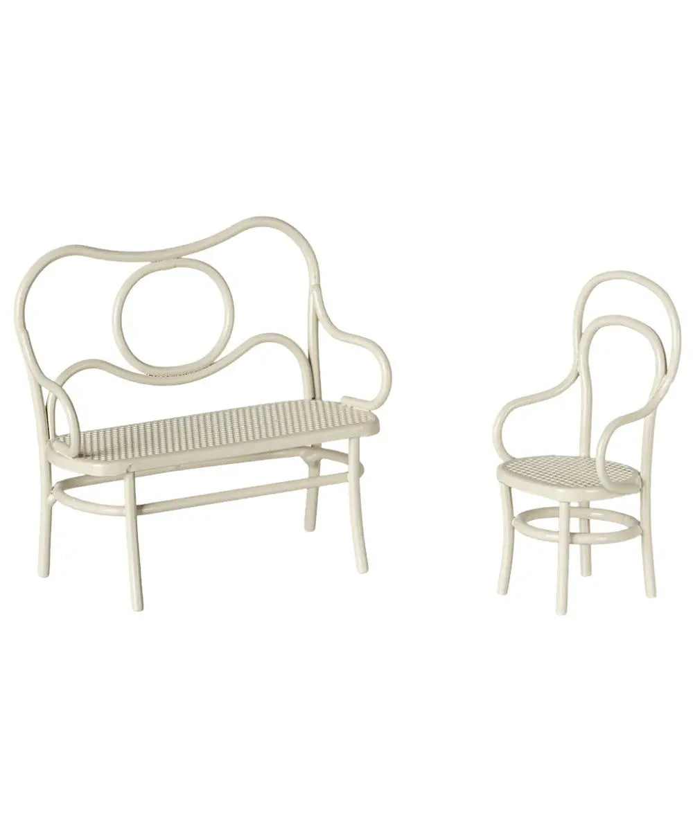 Mobilier de jardin miniature de Maileg