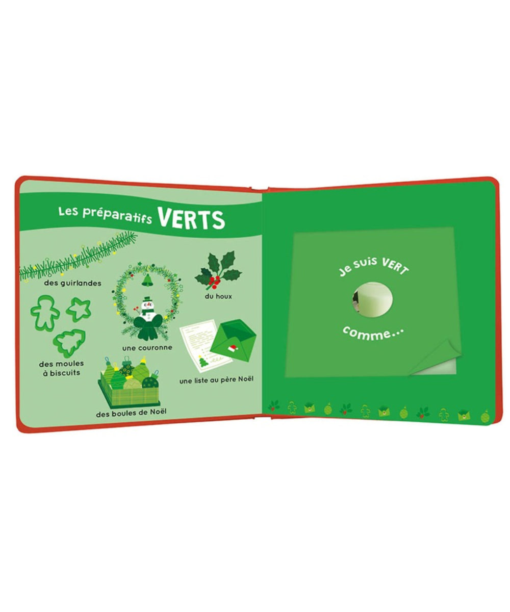 Mon livre des odeurs et des couleurs - Joyeux Noël ! de Auzou, aperçu du contenu