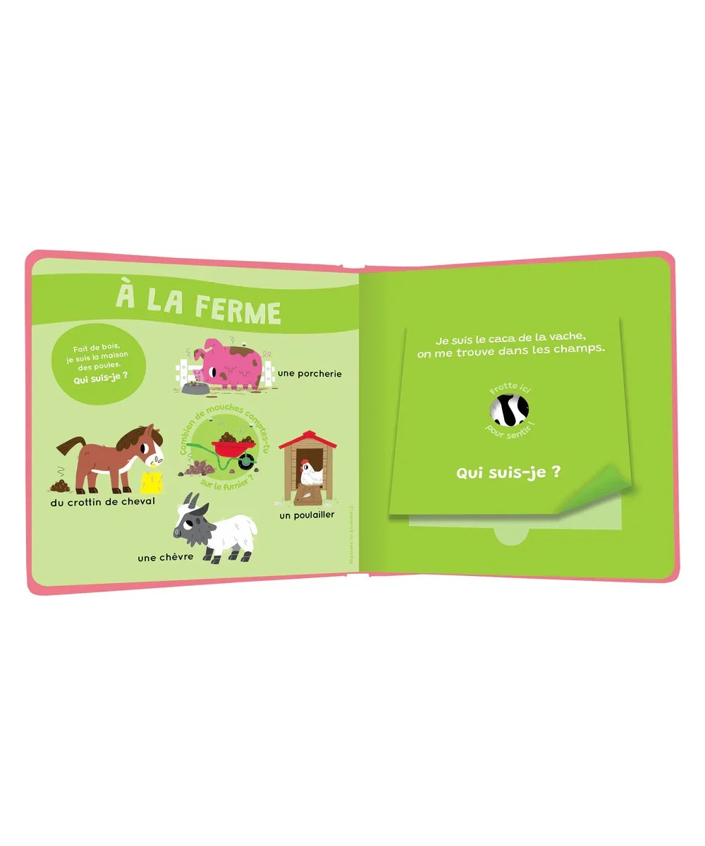Mon Livre des Odeurs et des Couleurs - Le Livre des Odeurs Qui Puent — Auzou — vue 1