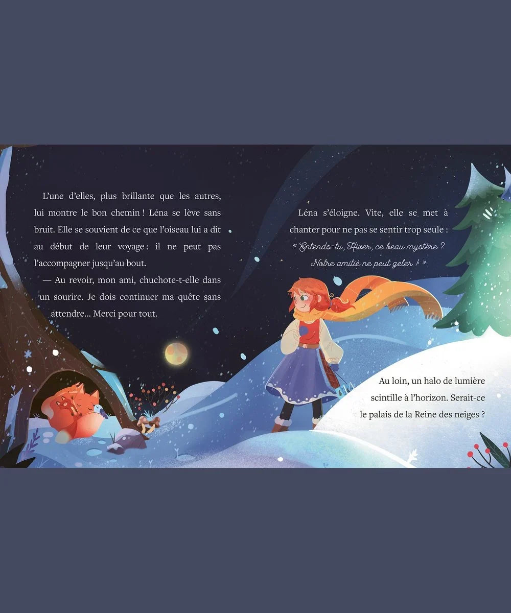 Vue en situation de Mon premier conte de l’avent - la reine des neiges -le conte d'andersen comme vous ne l'avez jamais lu ! de la marque Auzou