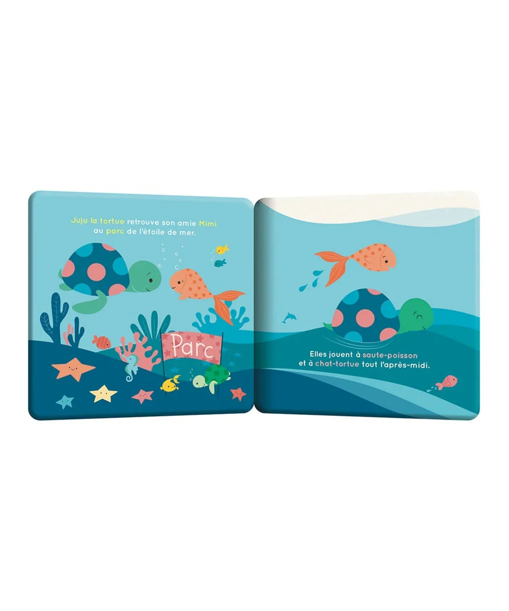 Mon Premier Livre de Bain - Juju la Tortue (valisette Carton) de Auzou