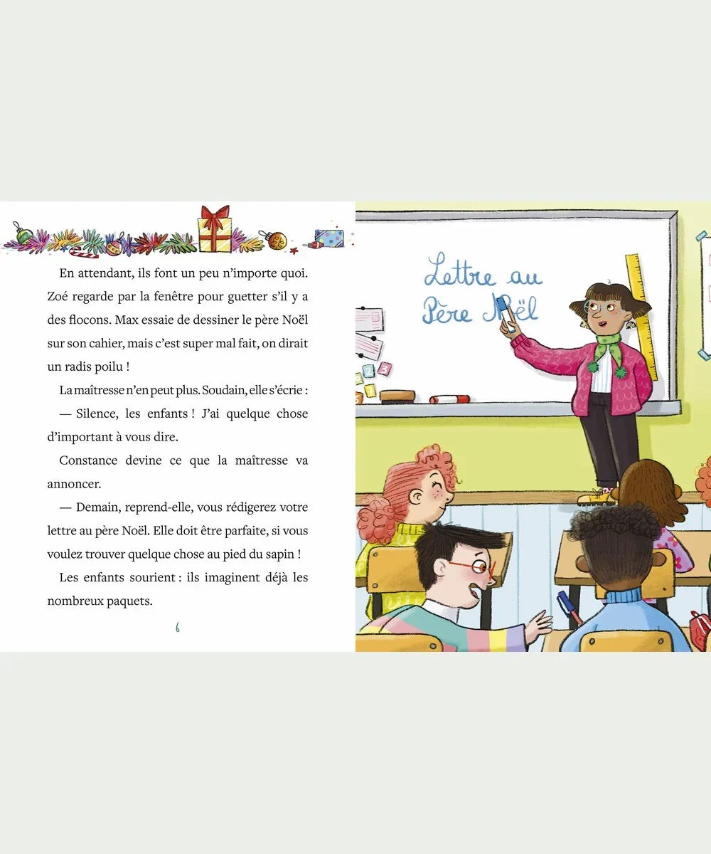 Mon premier roman de l'avent - le père noël à l'école — Auzou — vue 5