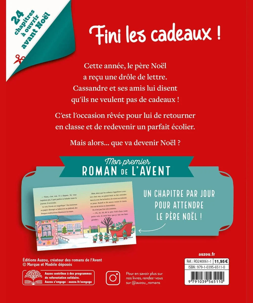 Mon premier roman de l'avent - le père noël à l'école — Auzou — vue 8