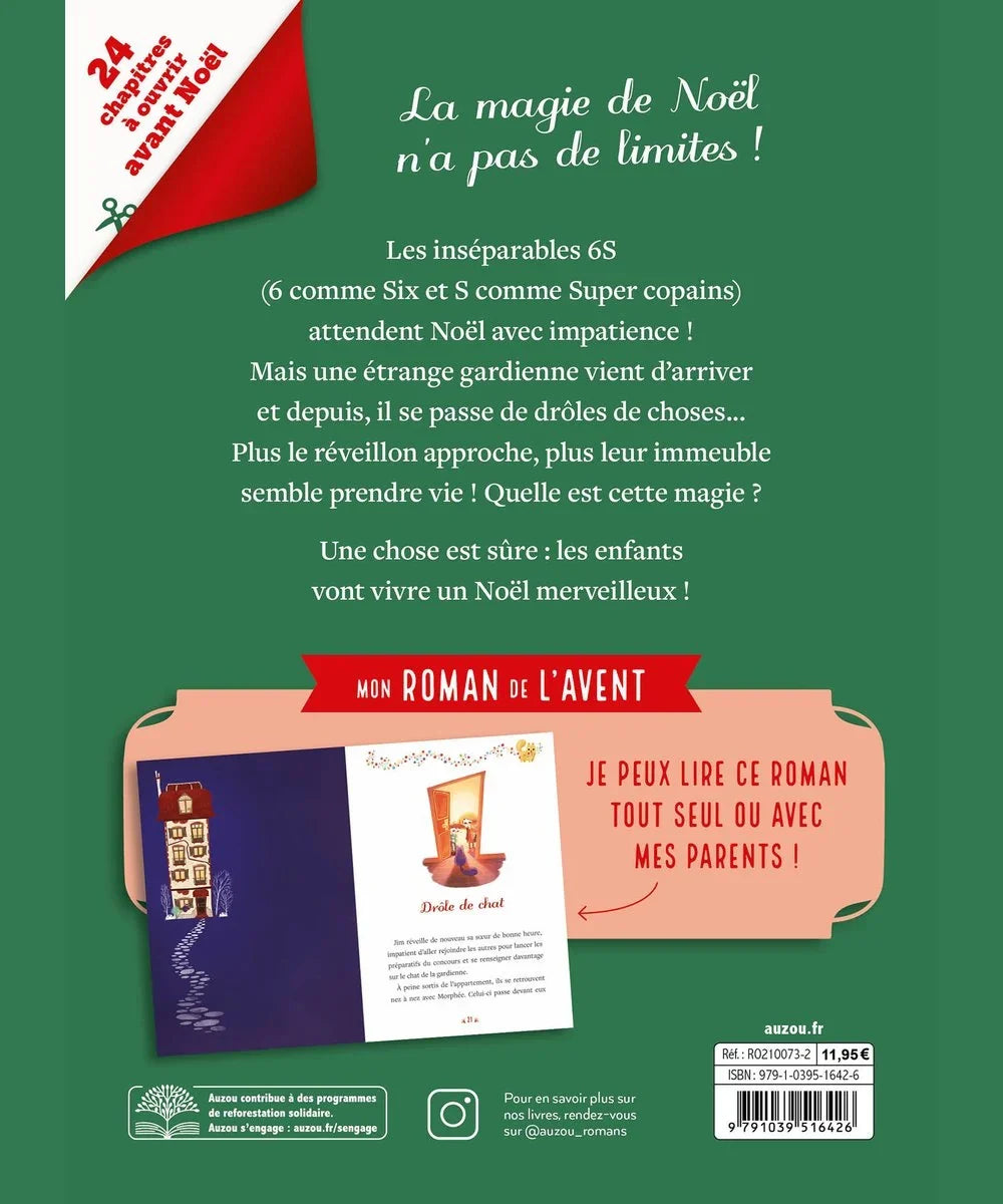 Mon roman de l'avent - l'immeuble enchanté — Auzou — vue 4