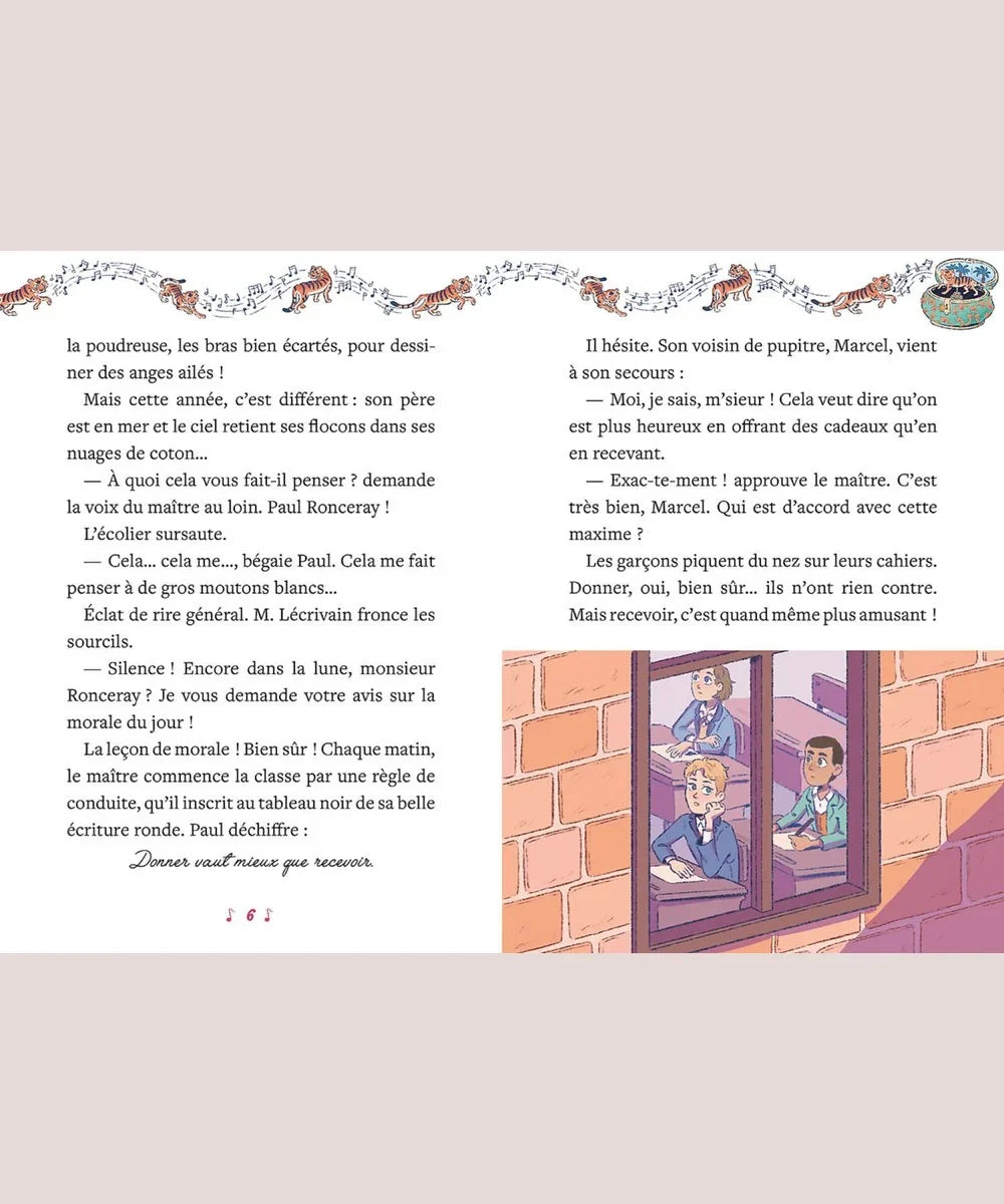 Vue en situation de Mon roman de l'avent - un noël à paris de la marque Auzou