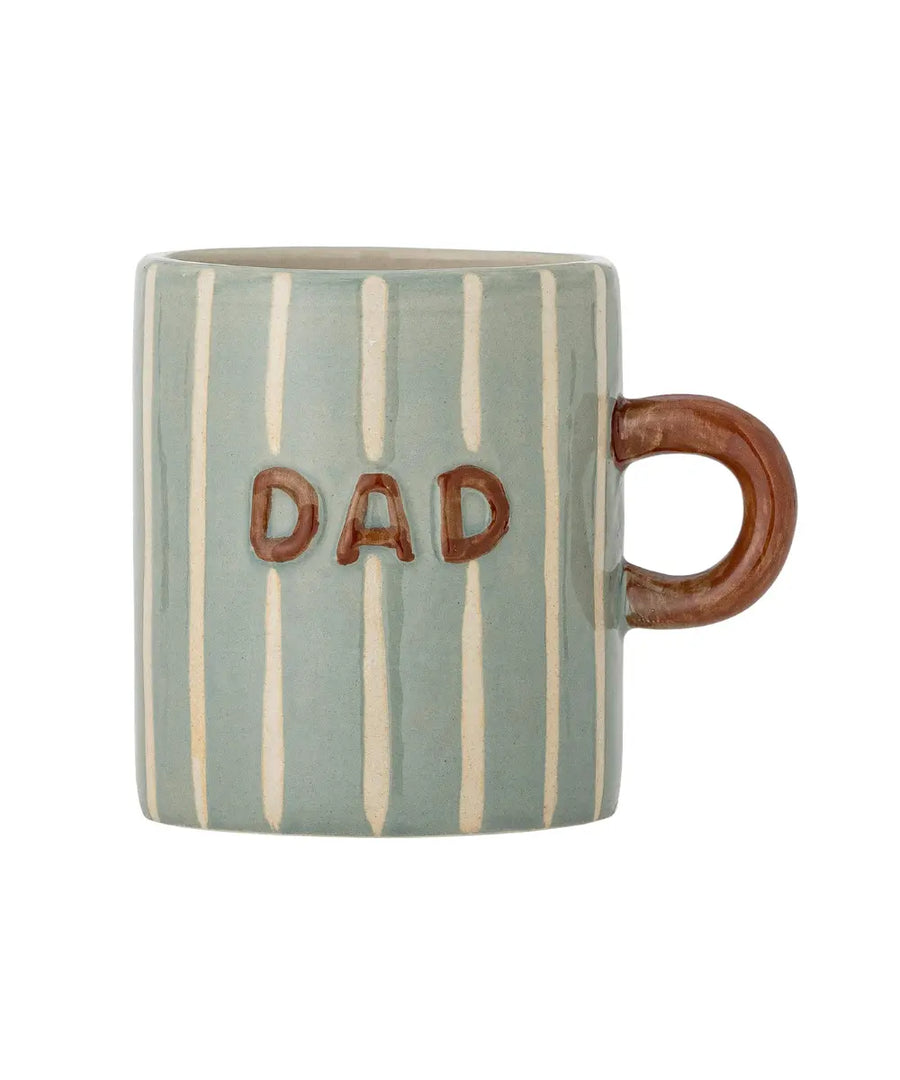 Mug Dad Cherish en grès de la marque de décoration Bloomingville.