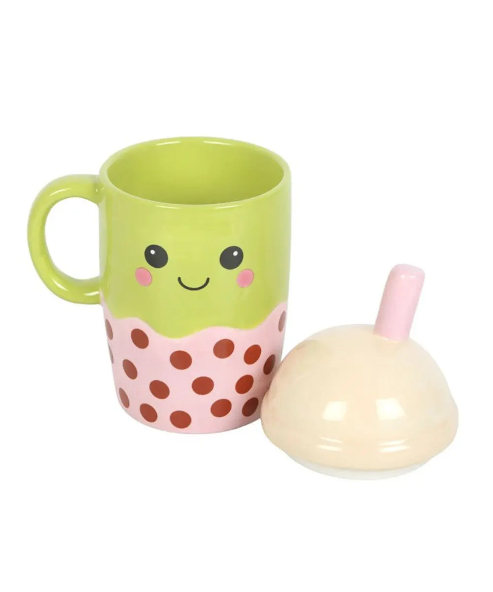 Mug en forme de Bubble Tea en céramique