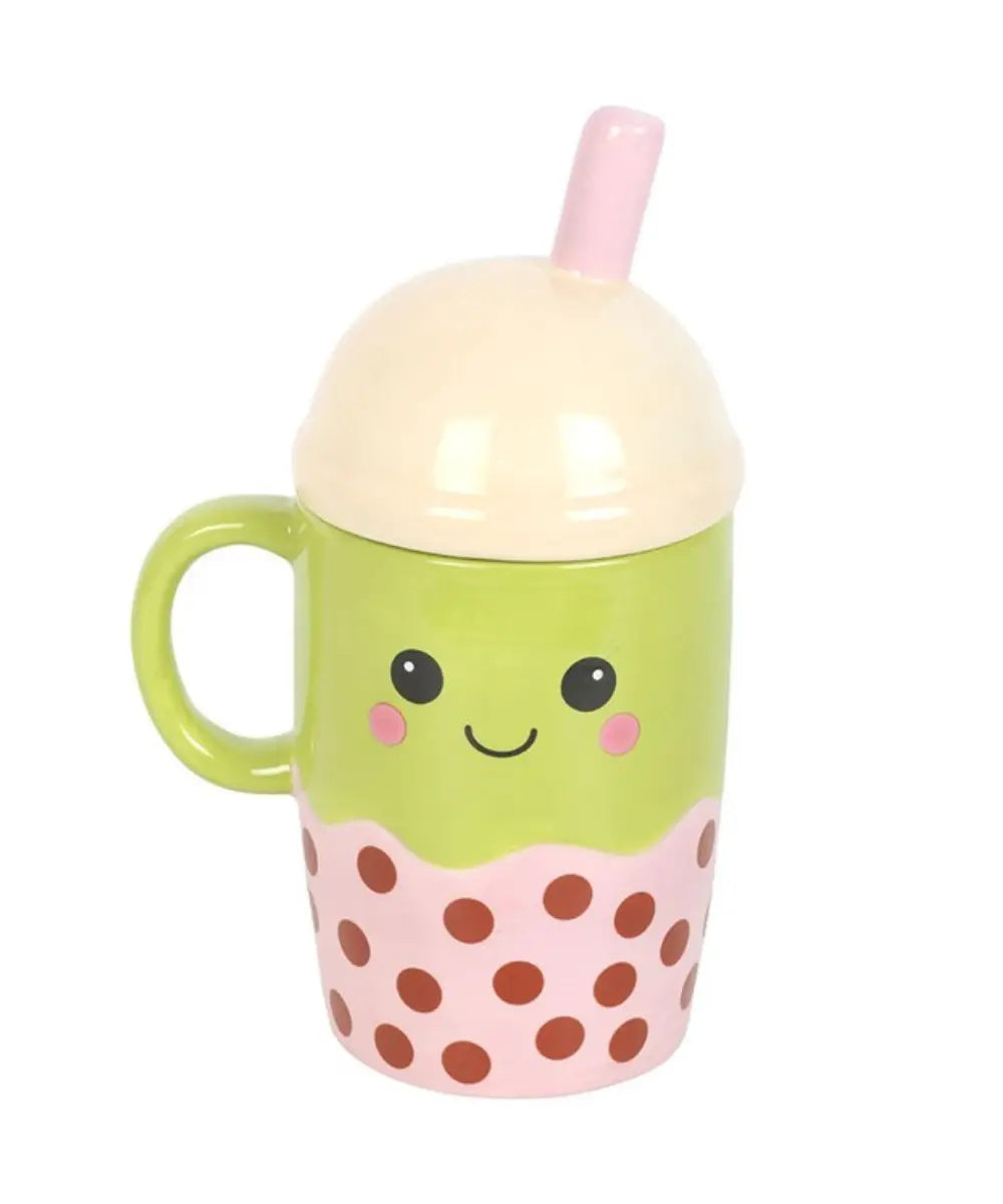 Mug en forme de Bubble Tea en céramique