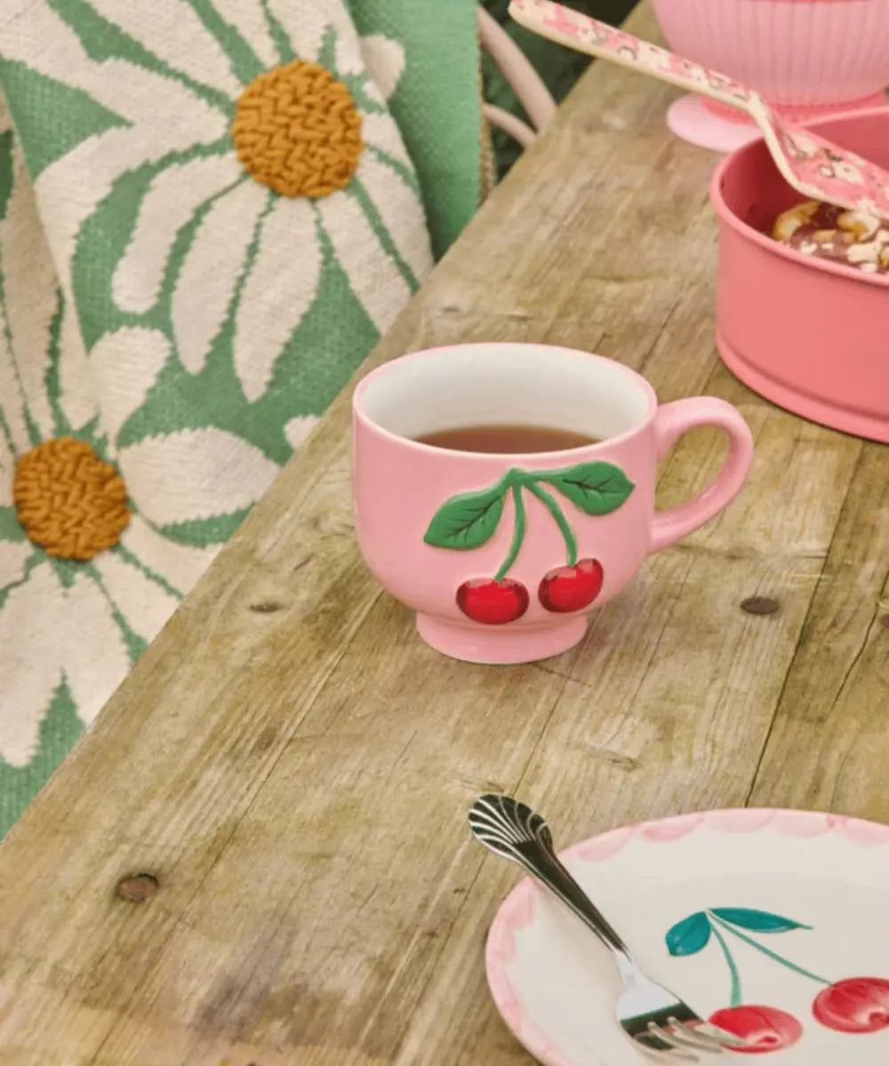 Mug en Céramique Rose Cerises | Rice