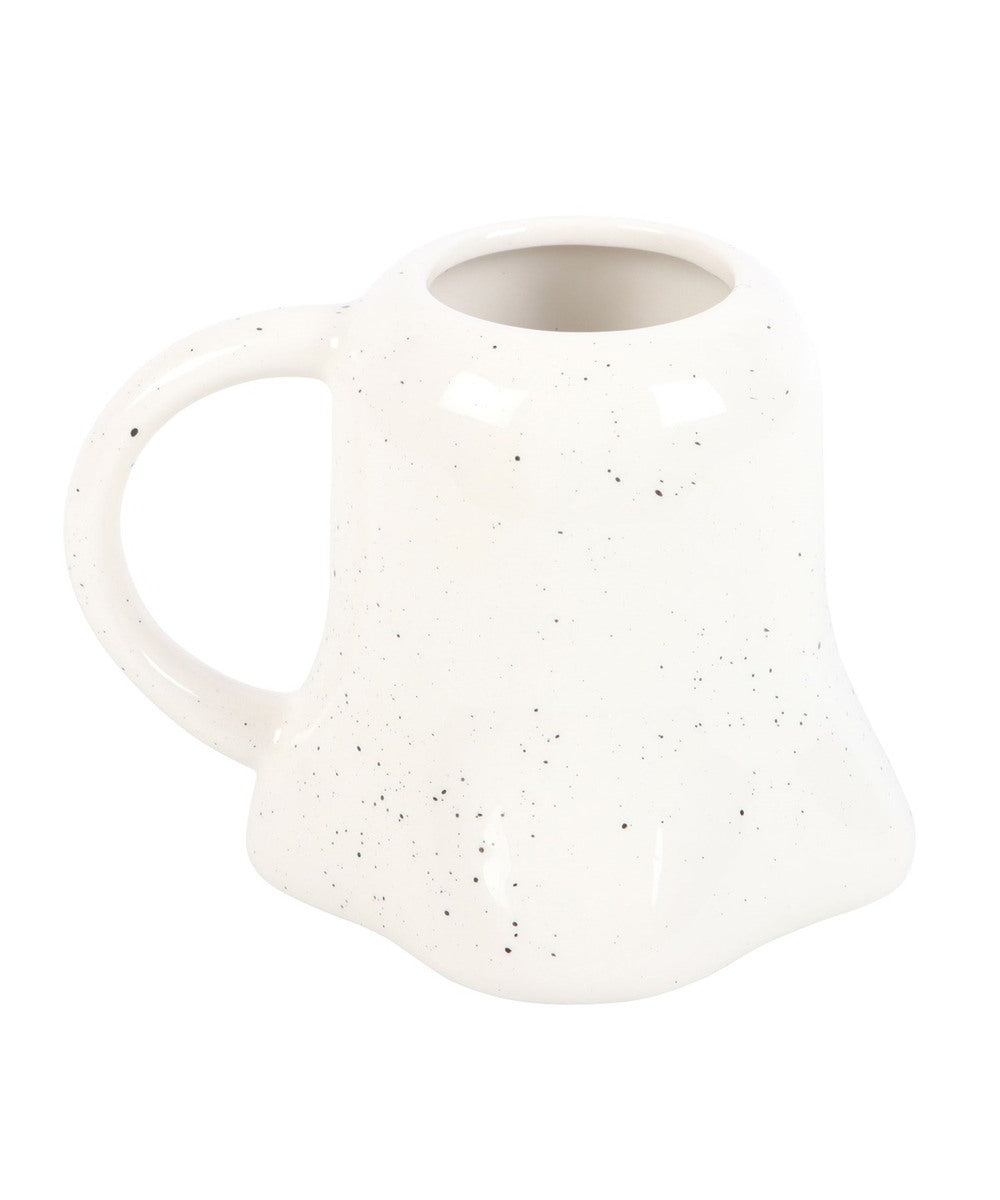 Mug fantôme avec citrouille de la marque Something Different, sur fond blanc, vue arrière