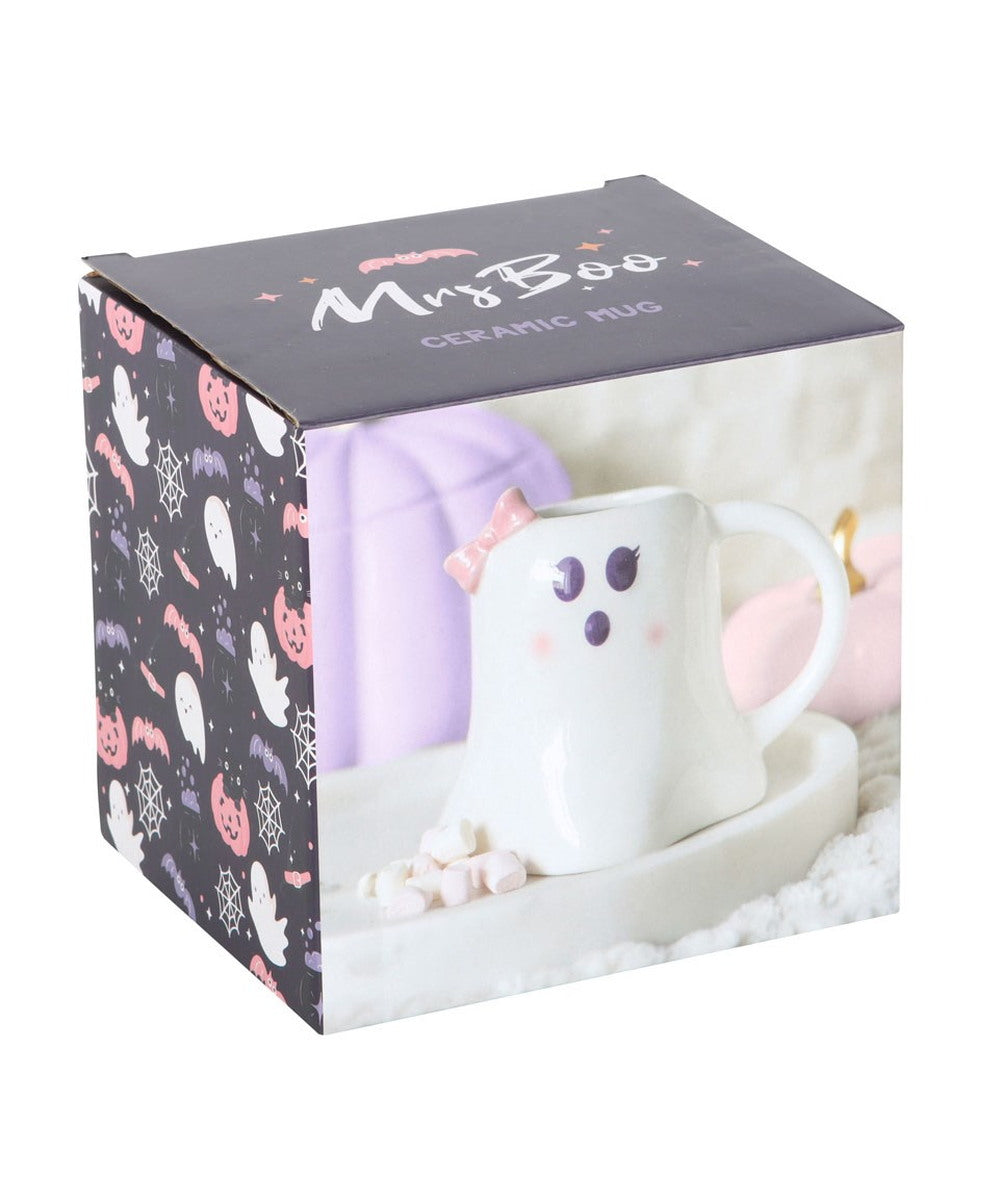 Mug fantôme Mrs Boo de la marque Something Different, dans son coffret illustré
