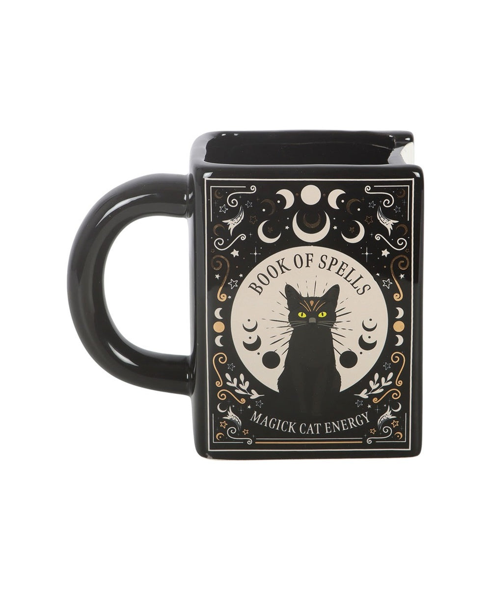 Mug Livre de sorts Chat noir de la sélection Merci Léonie en détail ou en situation