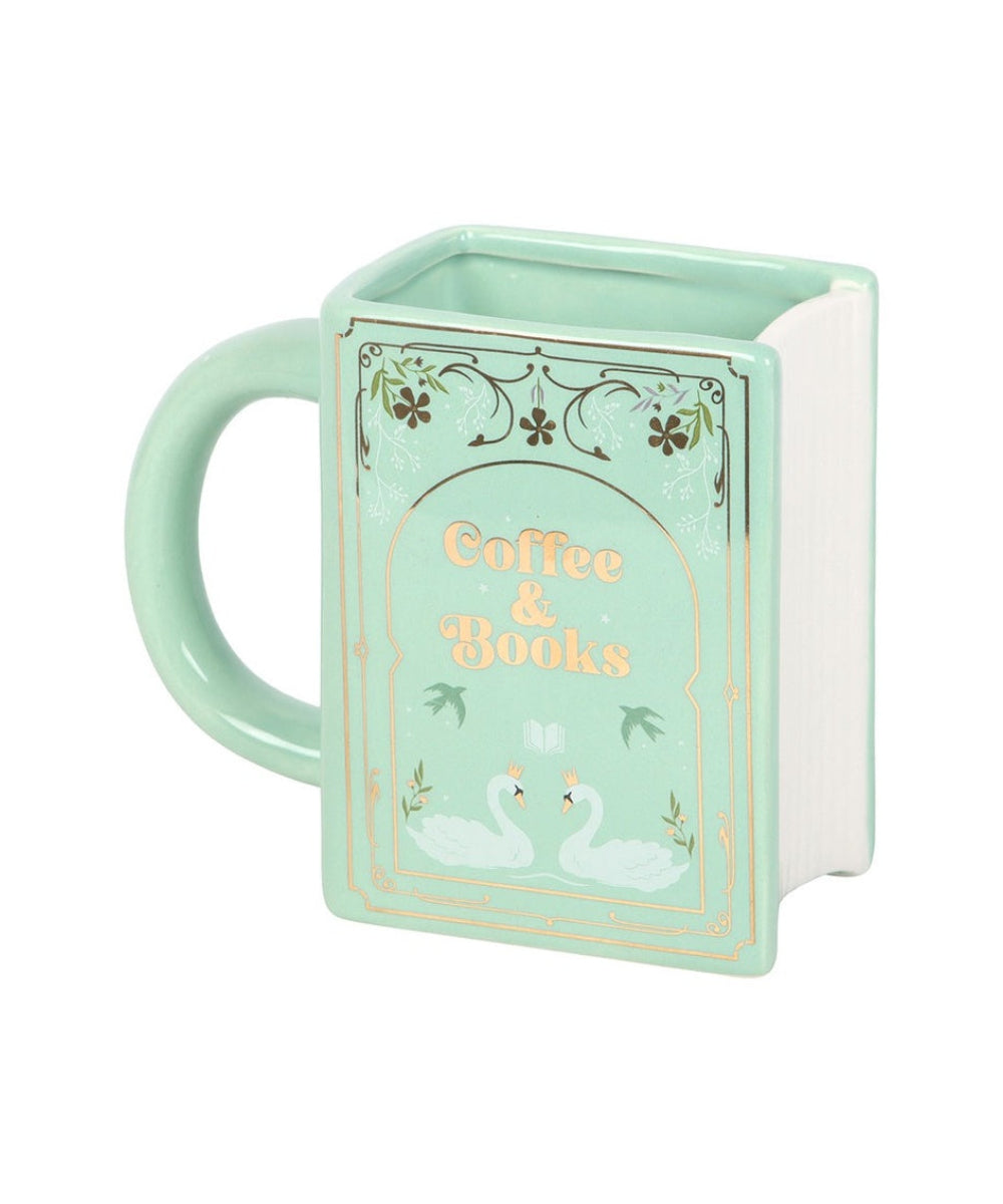 Mug Livre Vert de la marque Something Different, détail ou mise en situation du produit