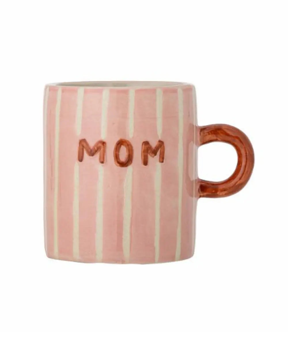 Mug en grès Mom Cherish de la marque de décoration Bloomingville