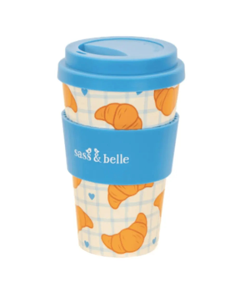 Mug Nomade Croissants de Sass & Belle sur un fond blanc