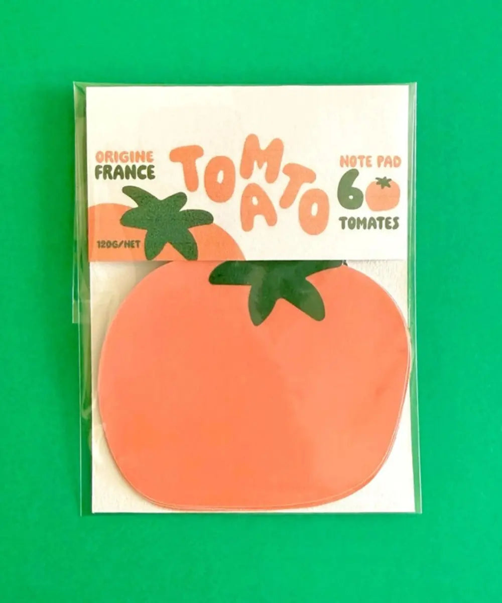 Notepad feuillets non adhesifs tomate fait main a Lyon Tomato Club