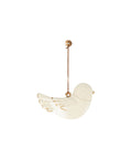 Oiseau en Métal - Blanc Cassé et Or Maileg, vue principale sur fond blanc