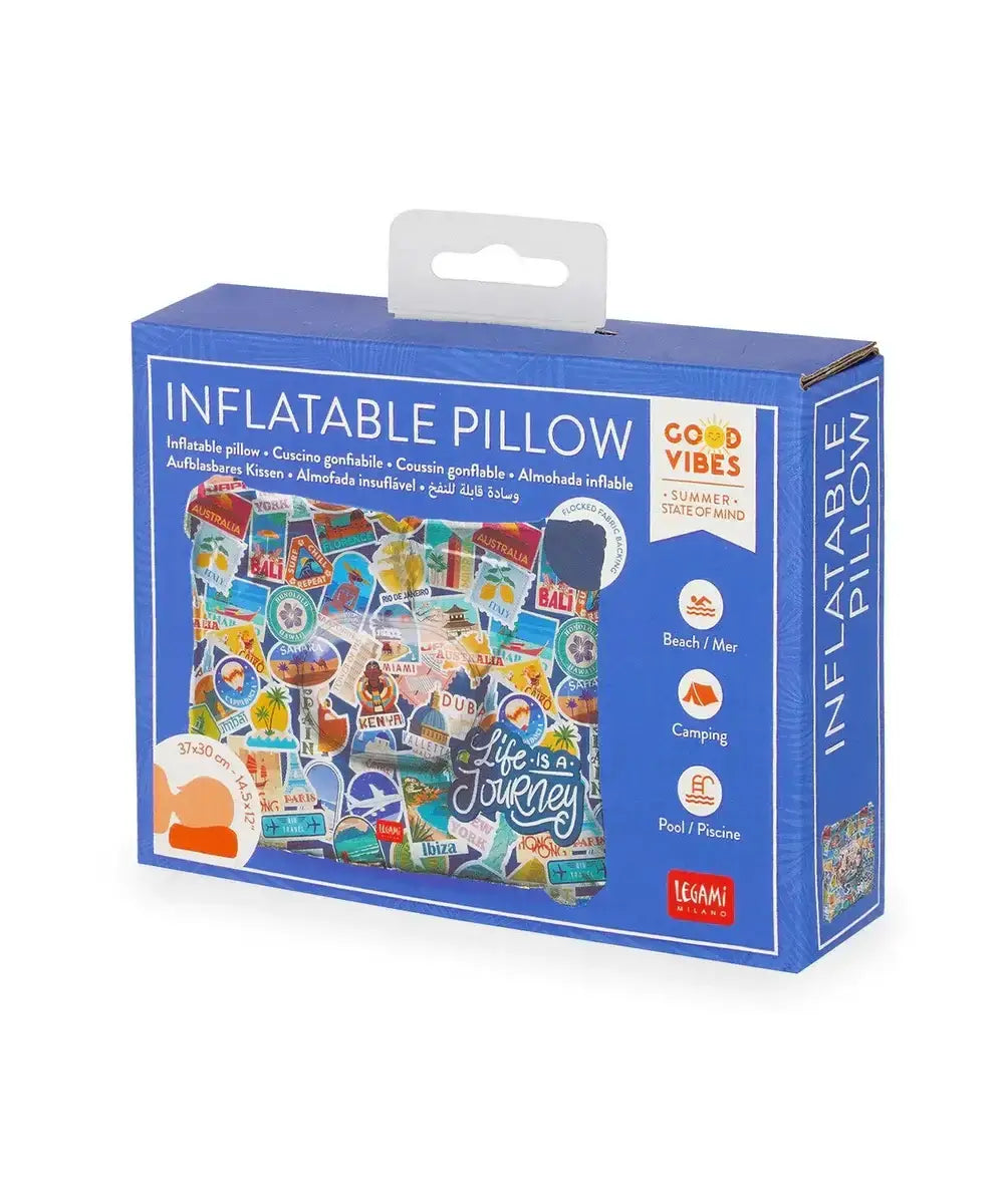 Oreiller gonflable Travel Legami