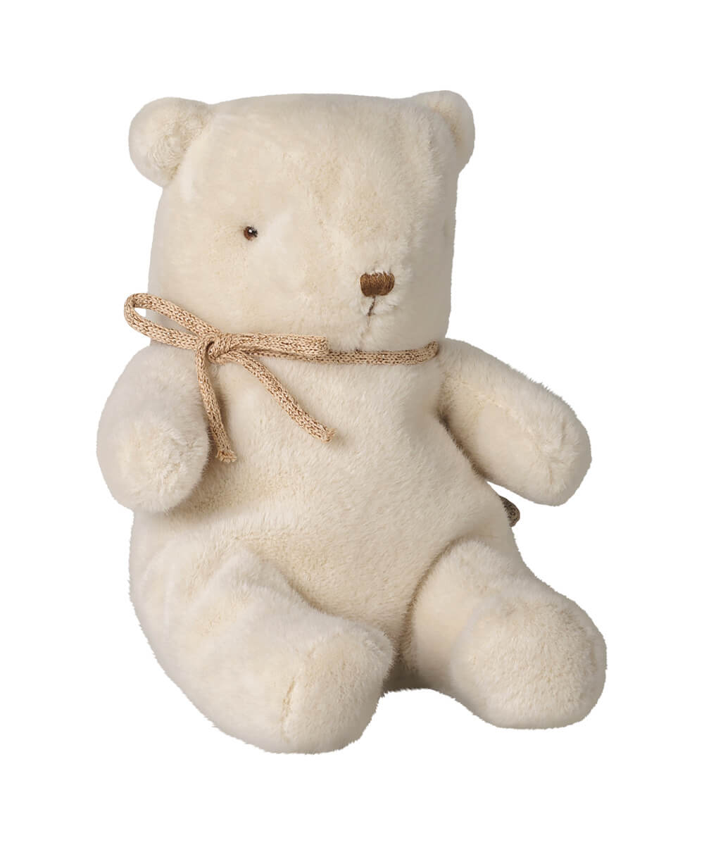 Ours en Peluche Small - Blanc Cassé Maileg, vue principale sur fond blanc