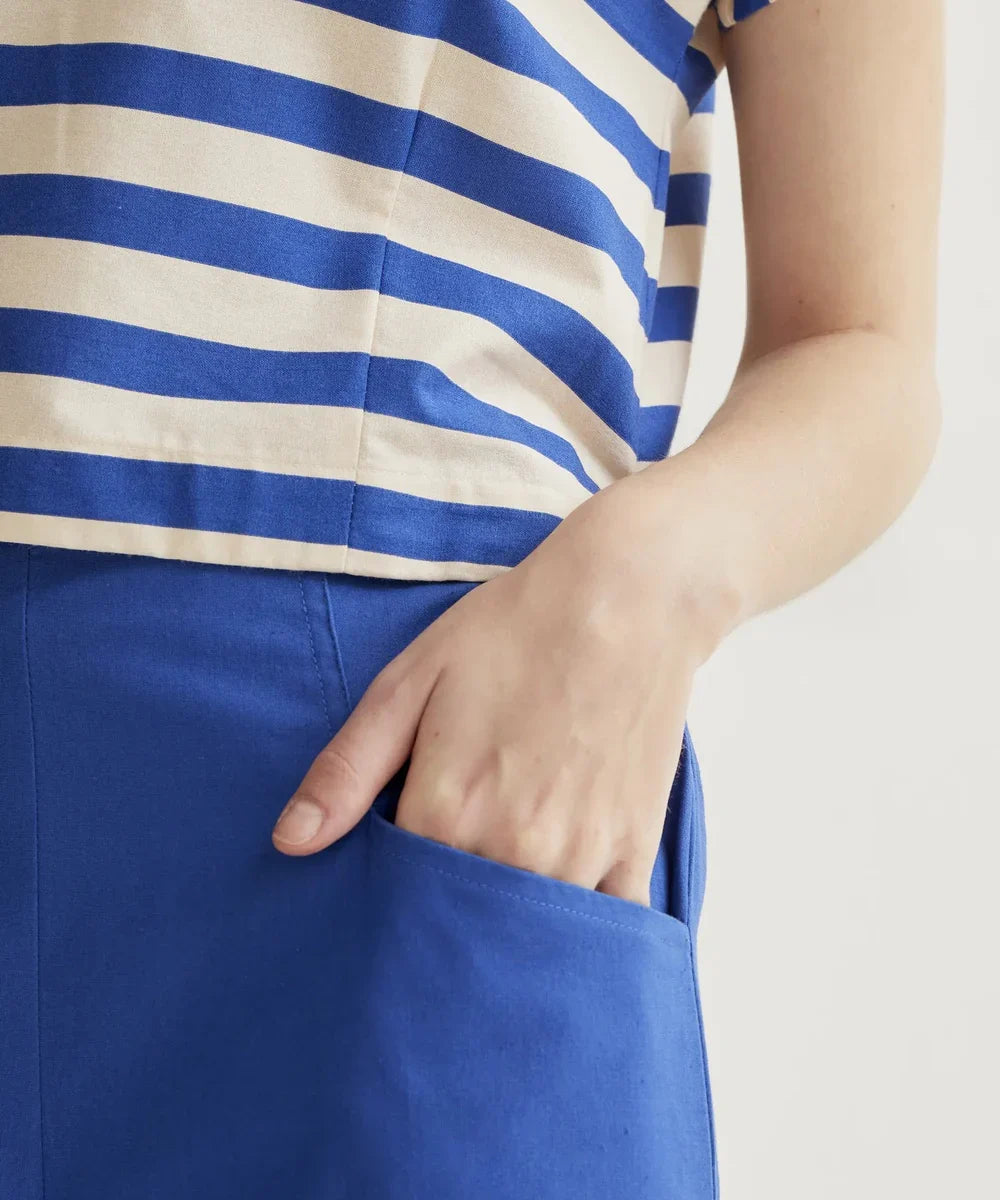 Pantalon coton bleu de Compañía Fantástica