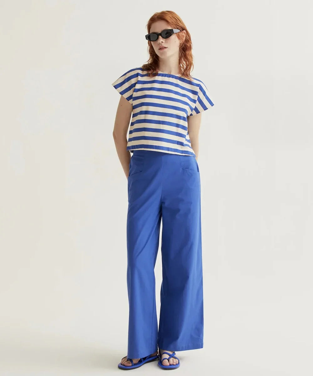 Pantalon coton bleu de Compañía Fantástica