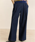 Pantalon large Voltaire Brut Garance Paris avec haut rayé