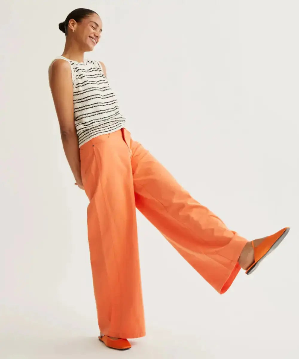 Pantalon Wide Leg orange de Compania Fantastica
