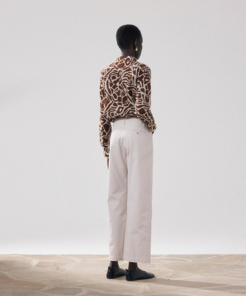 Pantalon Poli beige en coton de Hartford