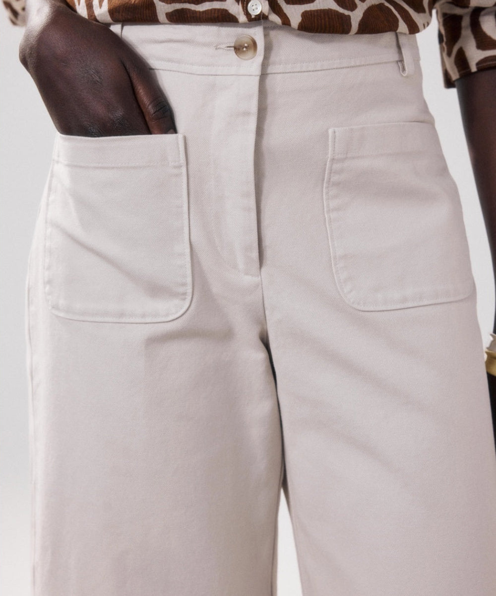 Pantalon Poli beige en coton de Hartford