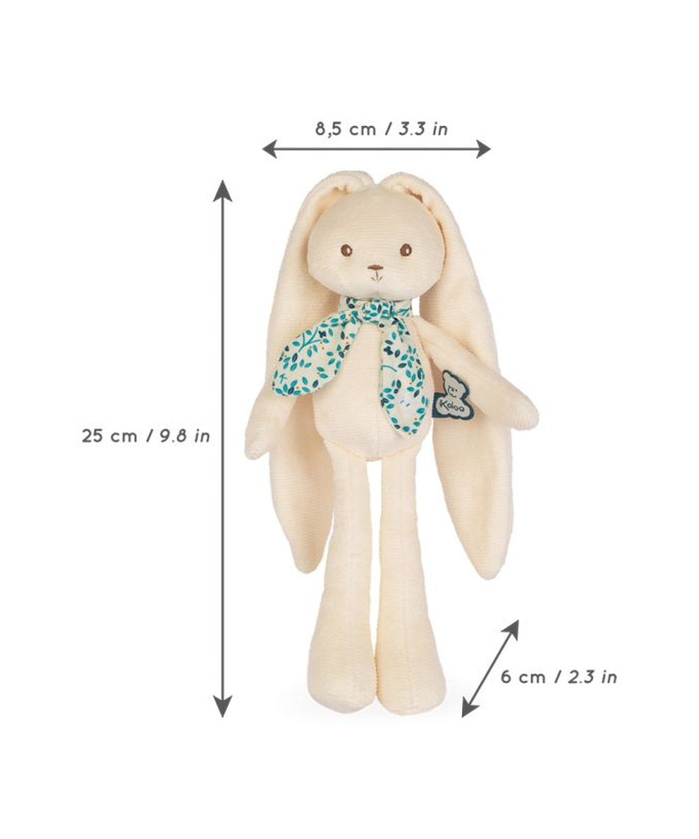 Pantin Lapin crème Lapinoo 25 cm de la marque Kaloo, sur fond blanc