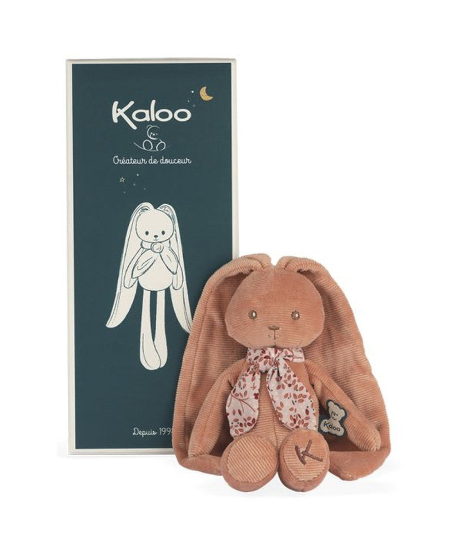 Pantin Lapin terracotta Lapinoo 25 cm de la marque Kaloo, sur fond blanc