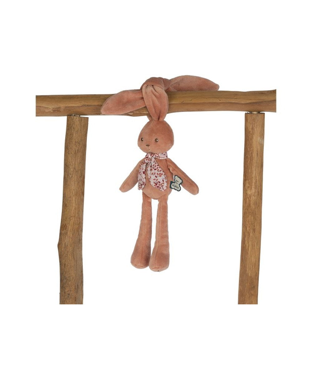Pantin Lapin terracotta Lapinoo 25 cm de la marque Kaloo, sur fond blanc