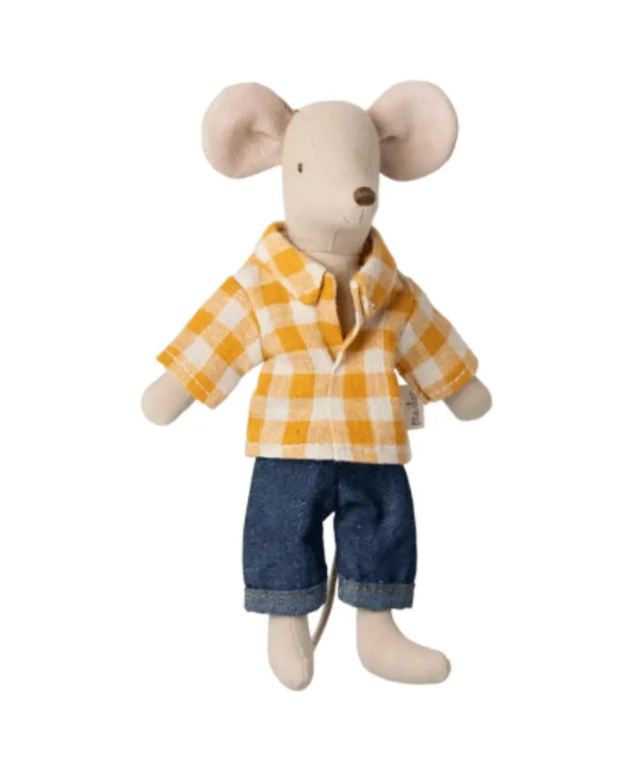 Papa souris Chemise à carreaux