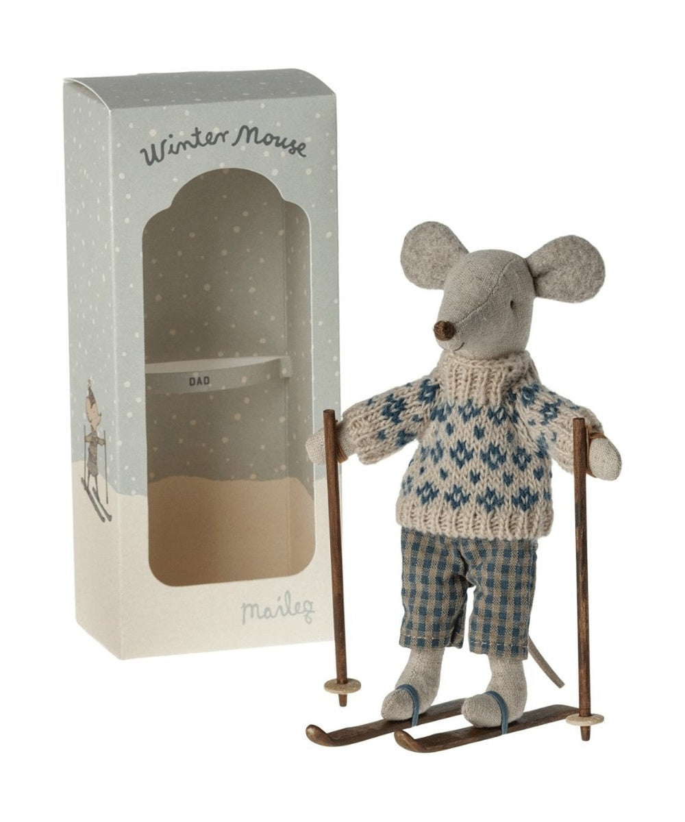 Papa Souris Ski Maileg de la marque Maileg