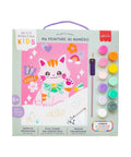 Peinture au numéro enfant Maneki Neko de la marque La Petite Épicerie, sur fond blanc