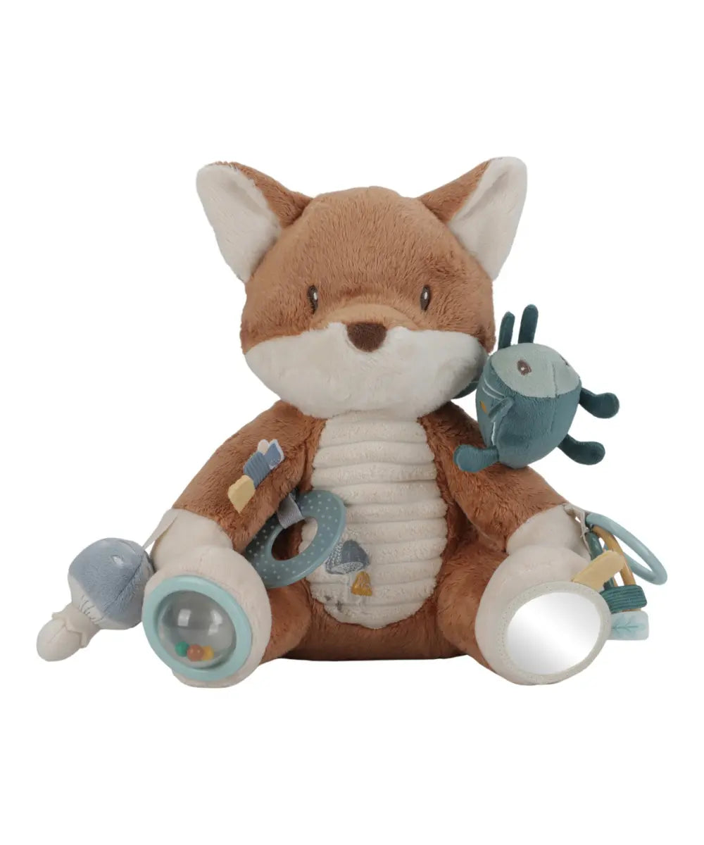 Peluche d'activités Renard de la collection Forest Friends de la marque Little Dutch