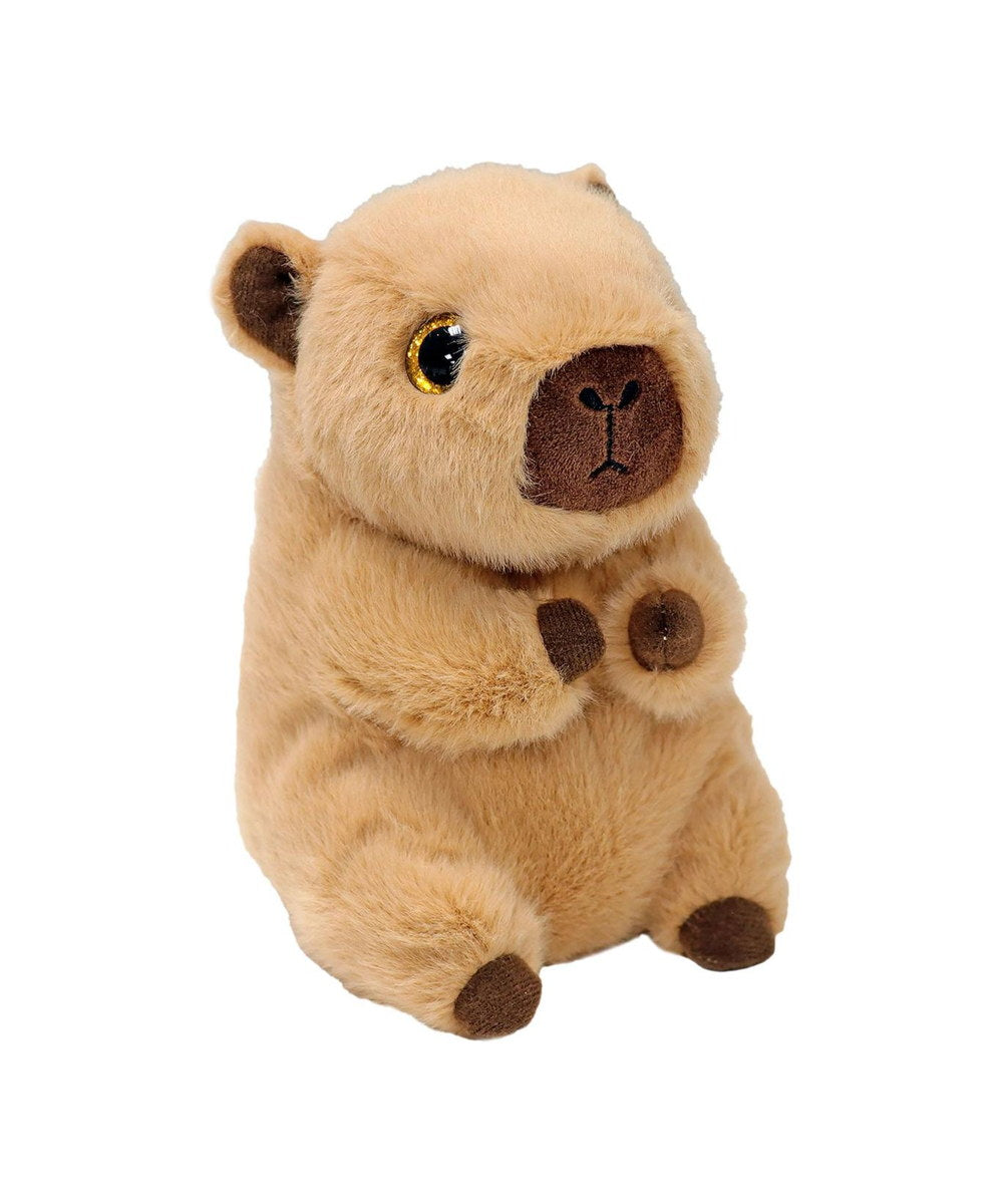 Peluche Beanie Bellies Lara le capybara 15 cm de la marque TY, sur fond blanc