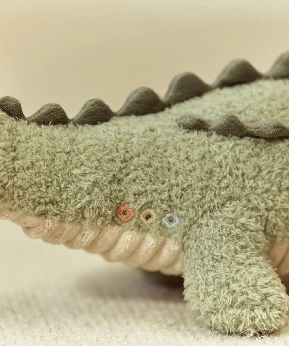 Vue complémentaire de Peluche Crocodile - Safari Friends de la marque Little Dutch