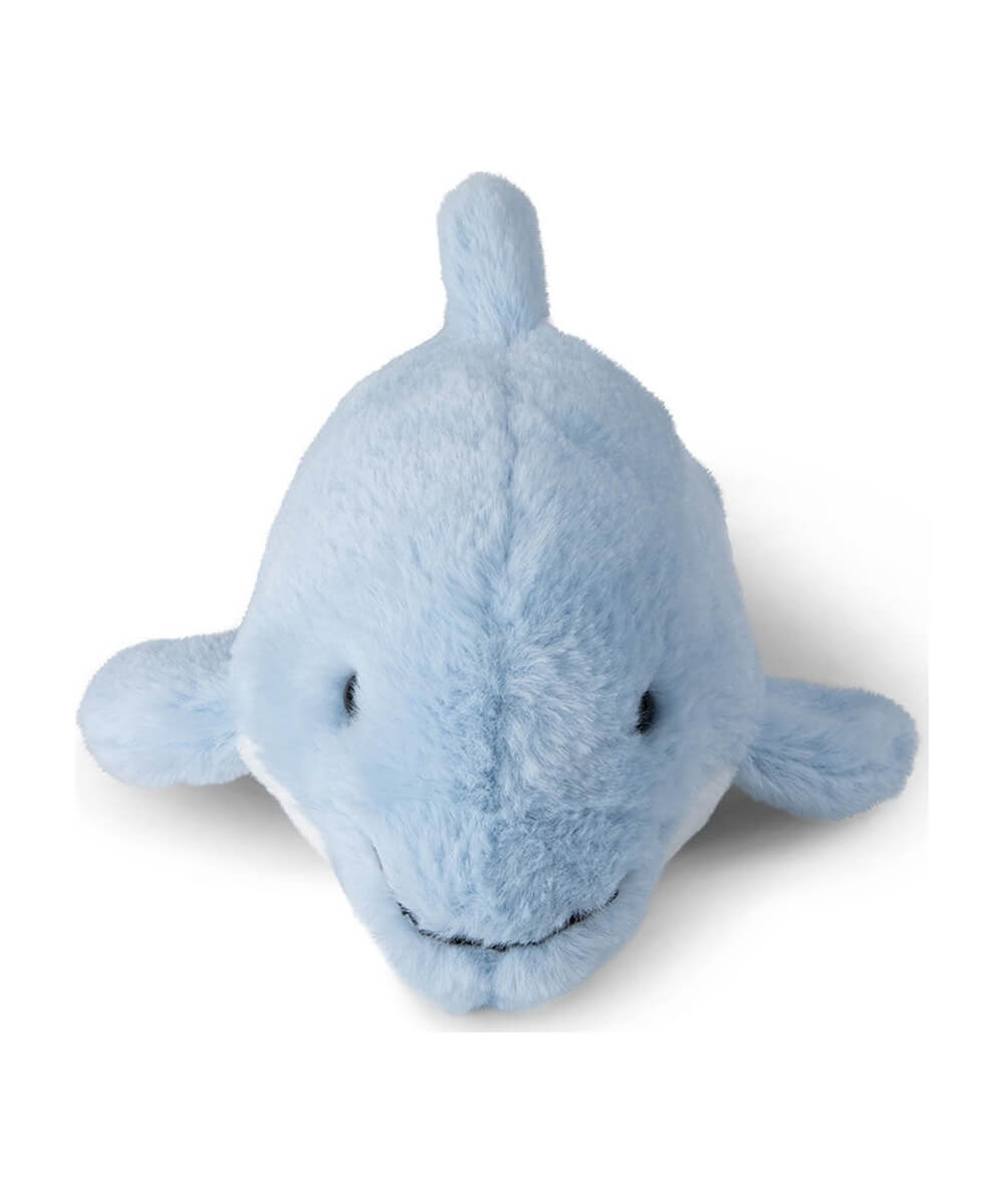 Peluche Dauphin Doris WWF 25 cm de Bon Ton Toys, vu de face sur fond blanc