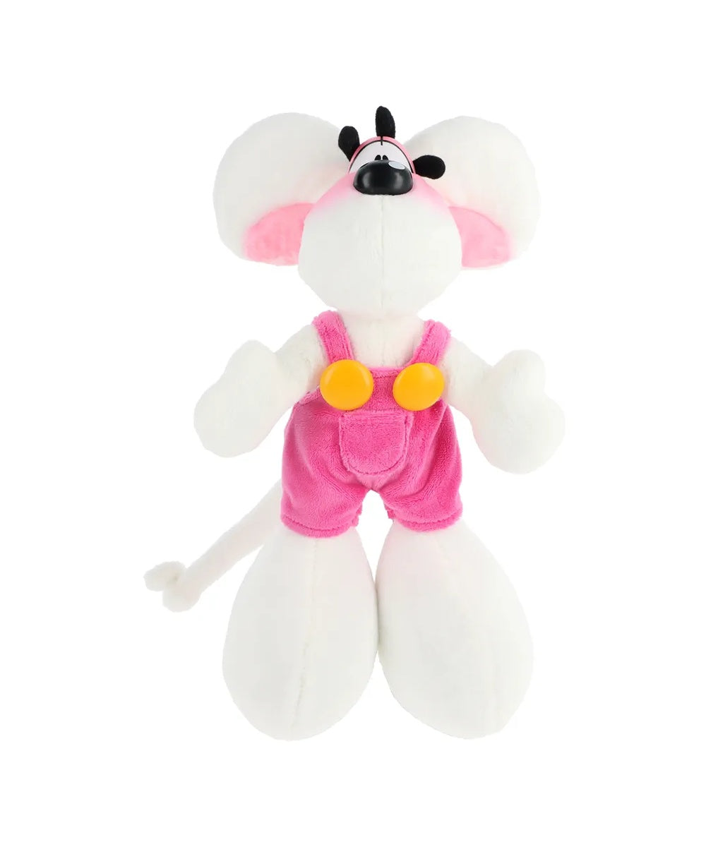 Peluche Diddl en salopette Rose 30cm de la collection Diddl